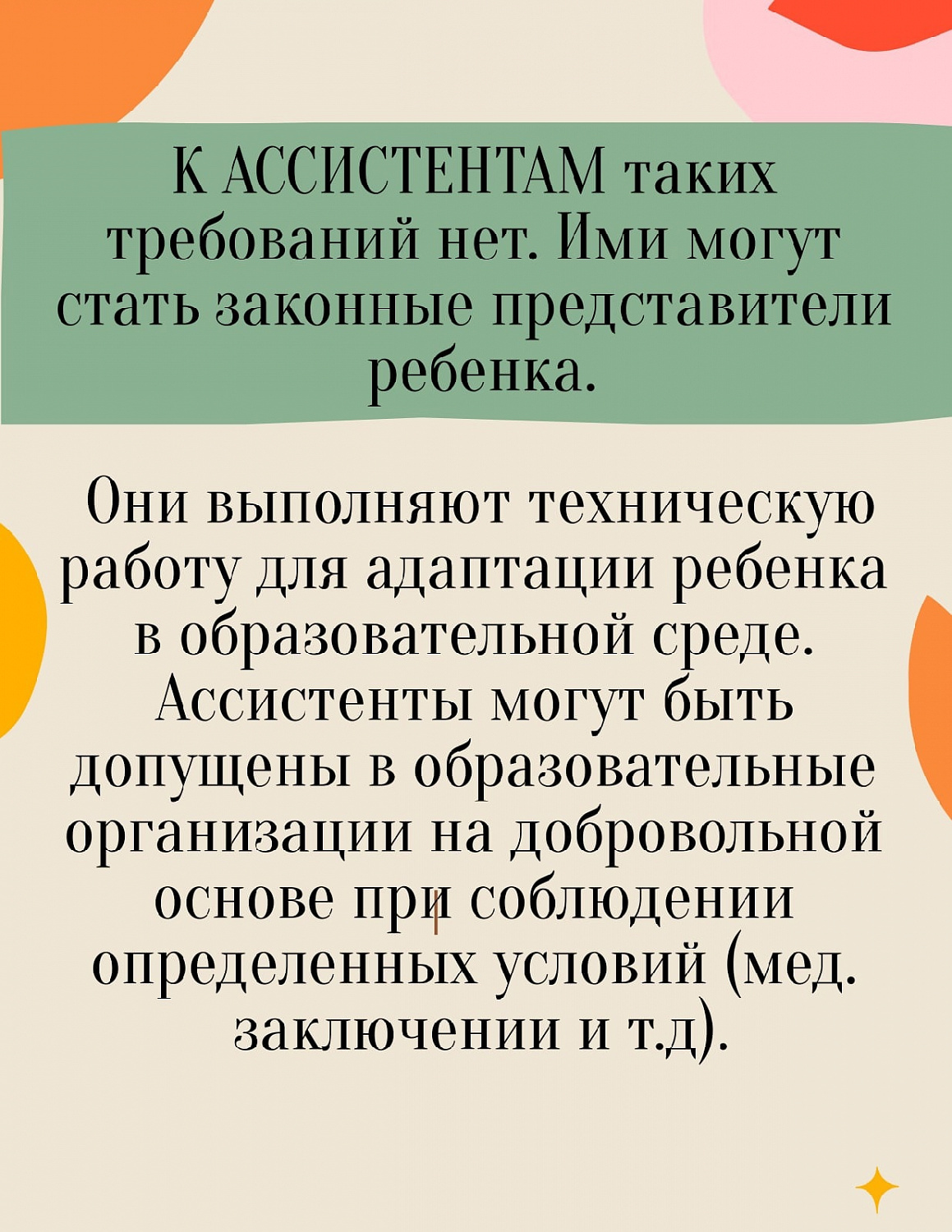 На какое сопровождение может рассчитывать особенный ребенок в школе? 